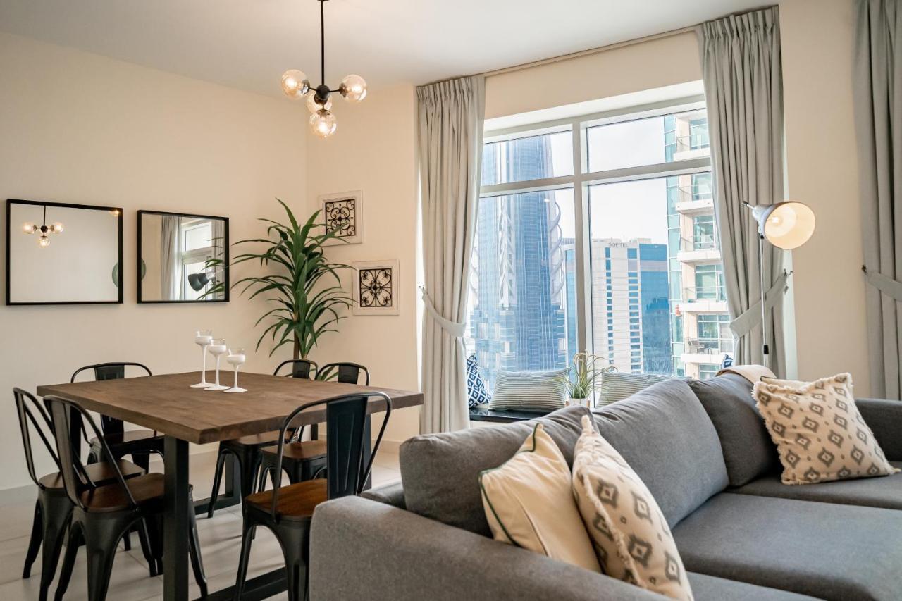 Higuests - Designer Apt With Panoramic View Near Burj Khalifa Apartment Dubai Exterior photo